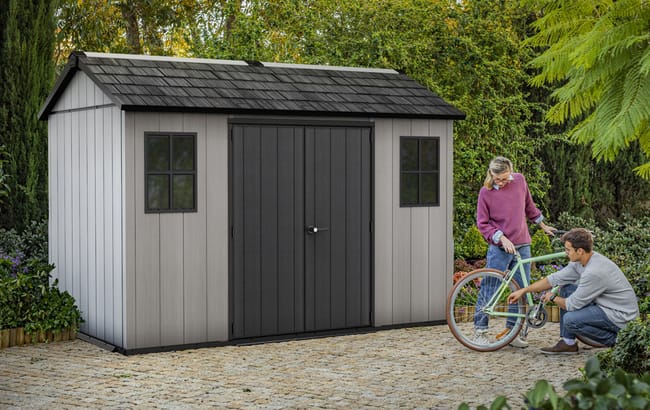 Oakland Shed 11x7.5ft - Grey